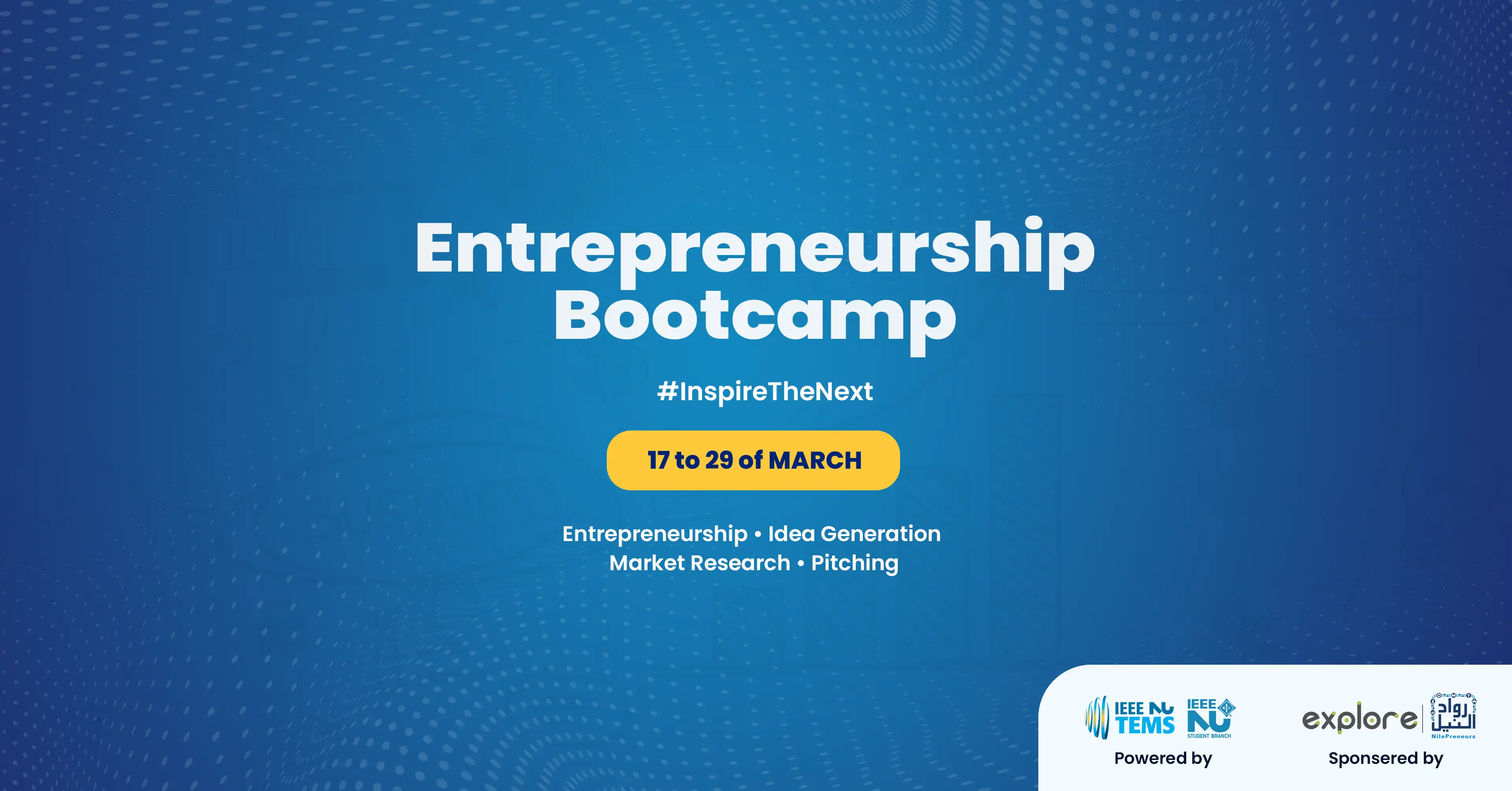 IEEENU TEMS Entreprenuership Bootcamp
